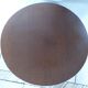 Pedestal table in solid wood walnut