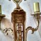Old Wall Sconce bronze two torches style Napoleon III