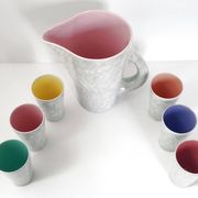 Service pichet + 6 verres vintage 1960