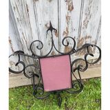 Wrought iron mirror