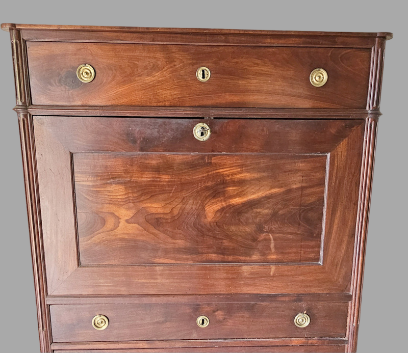Secretaire louis XVI en acajou