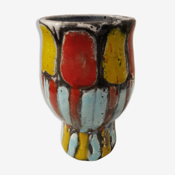 Vase Vallauris vintage ceramique émaillée