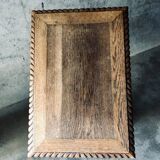 Brutalist oak coffee table 1940-50