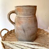 Antique terracotta pitcher