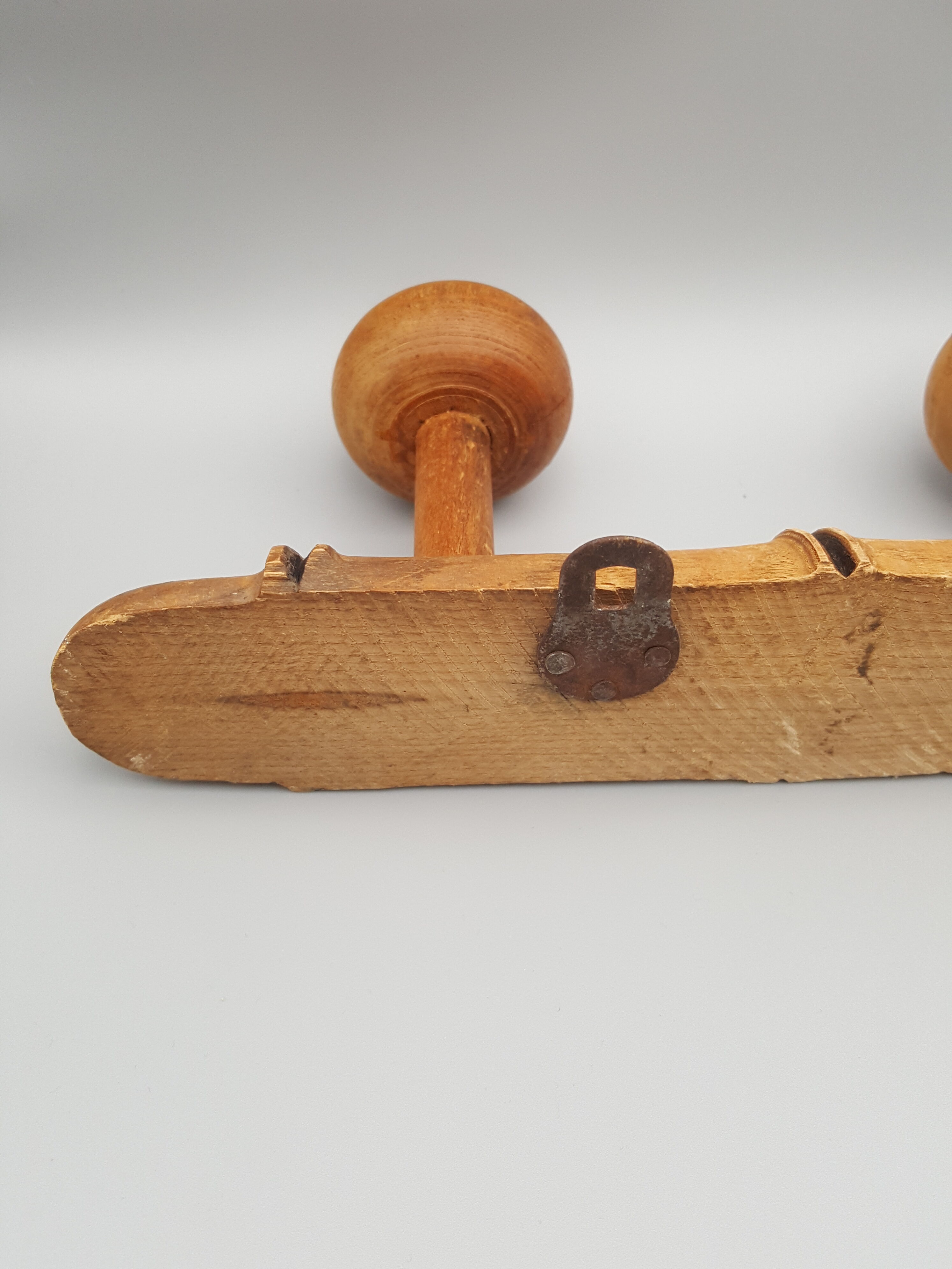 Bamboo-style imitation wooden coat rack