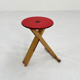 Foldable stool by Enolinea, 1980