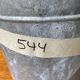 Pair of vintage galvanized zinc washing basins