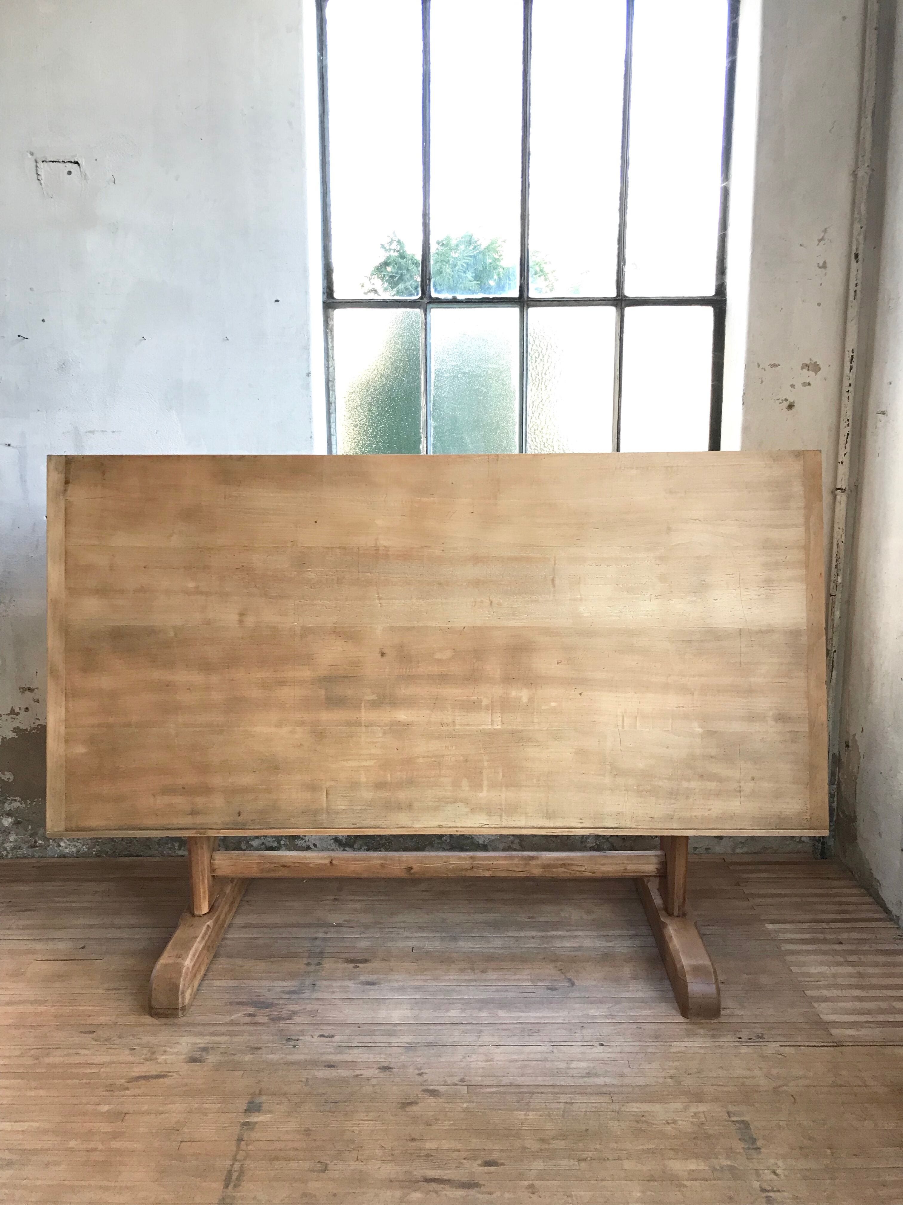 Architect wooden table