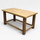 Old farmhouse table made of solid wood - Vintage work table