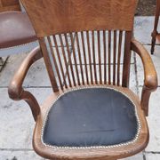 Fauteuil de bureau en chêne