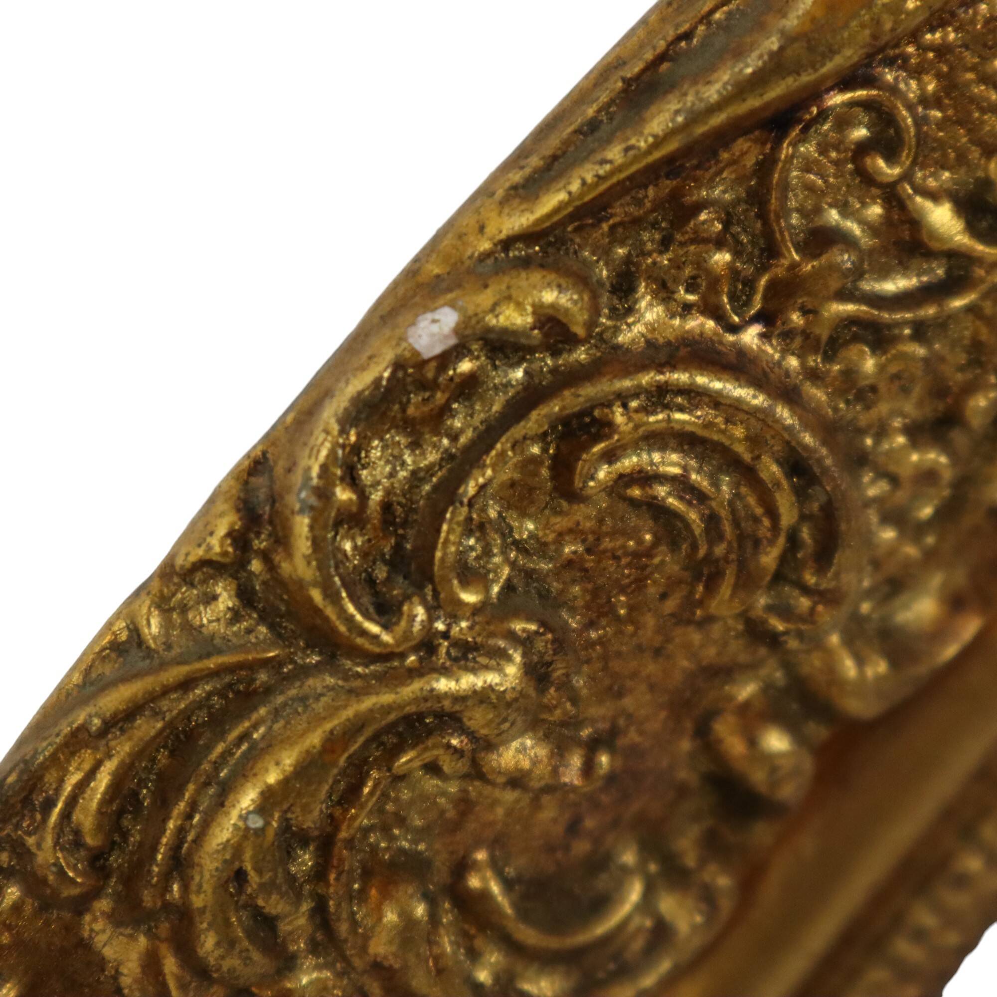 Oval Gold Baroque Frame Classic Rococo Plaster France 58x51cm