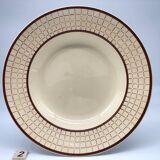6 hollow earthenware plates "longchamp – france", colmar model