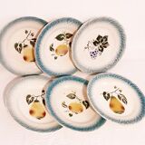 Suite of dessert plates
