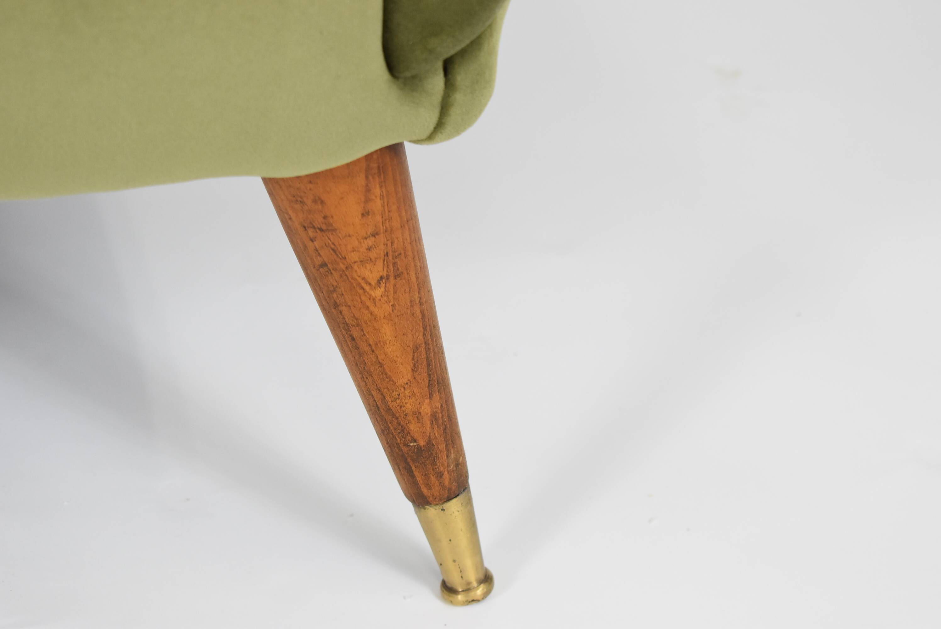 Fauteuil allemand, 1960, entièrement restauré,