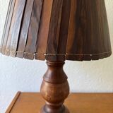 Large teak lamp from the 60s