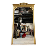 Louis XVI style gilded wood mirror from the Napoleonic III era, 2.75m x 1.48m.