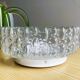 Portuguese bubble glass flush mount lamp