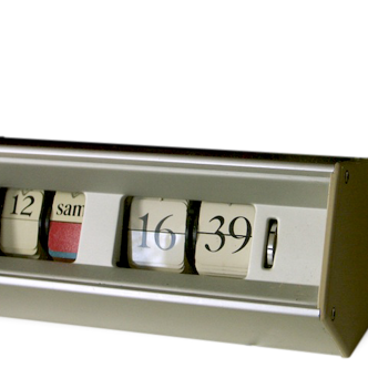 Horloge à lamelles Copal Caslon 601 1967