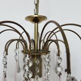 Crystal chandelier "water drop" in Murano glass, Italy