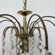 Crystal chandelier "water drop" in Murano glass, Italy