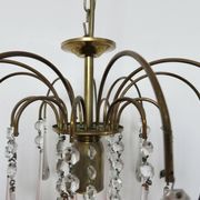 Crystal chandelier "water drop" in Murano glass, Italy