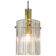 Large Lantern-Shaped Suspensions with Cylindrical Glass Shade by Limburg, Germany, 1960s