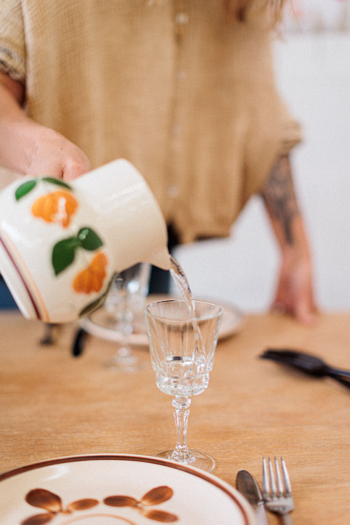 Wooden table Scandinavian type – year 60s