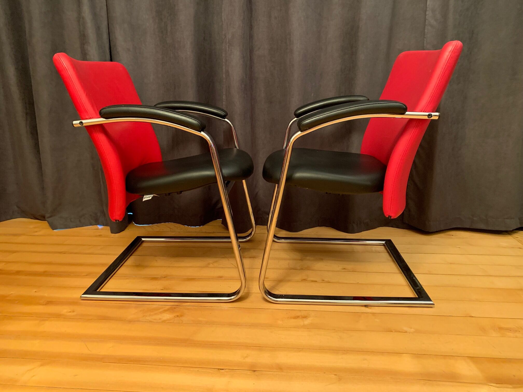 Pair of Löffler armchairs, Germany