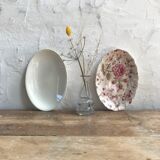 Pair of English earthenware ravines