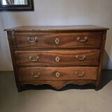Curved Louis XV commode, 18th century.