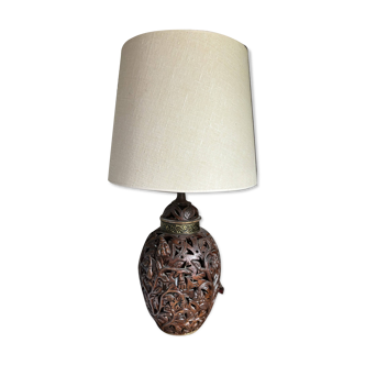 Lampe en bois