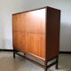 Scandinavian library secretary in vintage teak from the 60s