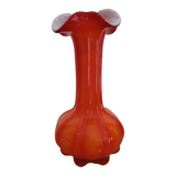 60s red/orange vase