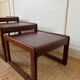 Nest of tables in teak from the 1960s.