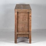 Antique wooden three-door sideboard (circa 1920)
