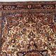 Handmade antique Persian Sarouk rug 3.1' x 5.2' (94cm x 158cm) 1900s