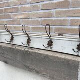 Rustic hook coat rack 1920s