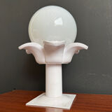 Opaline palm tree ceiling light from the 1980s.