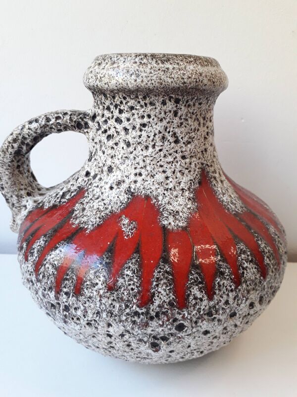 Vase en céramique Keramik Lora Scheurich (année 60)