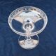 Baccarat crystal champagne glasses monogram 19th century