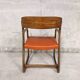 Fauteuil traîneau vintage de marque Baumann années 70