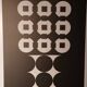 Screen print by Victor Vasarely - "Corpuscular" - Art & Science / Structure