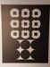 Screen print by Victor Vasarely - "Corpuscular" - Art & Science / Structure