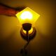 2 wall lights, opaline lampshade 1960/1970