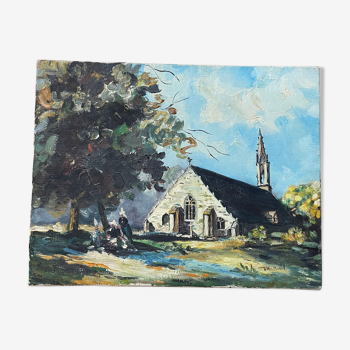 Chapel of Pont-Aven, oil on canvas