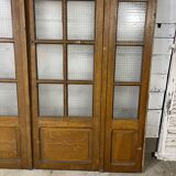 Four-leaf partition door