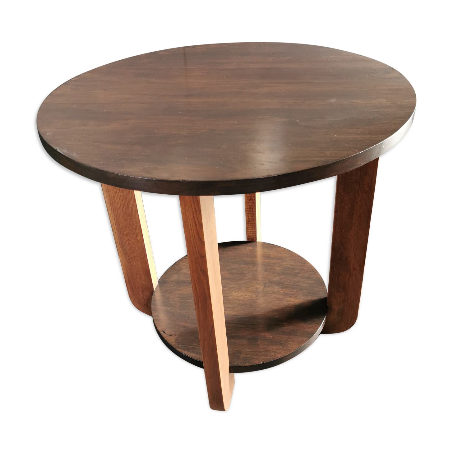 Old wooden art deco table