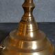 Old solid brass lamp base