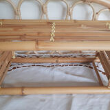 Wicker shelf, rattan, mail rack, empty pocket, bathroom storage