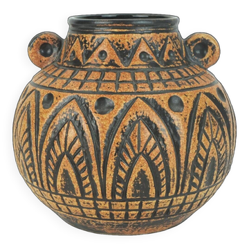 Mid century vase jasba model n 312 11 20 abstract decor